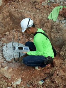 ทดสอบเสาเข็ม ตรวจเสาเข็ม ทดสอบดิน เจาะสำรวจดิน